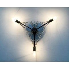 Austrian Flower Ceiling Lamp by Emil Stejnar for Rupert Nikoll, 1960s