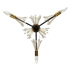 Austrian Flower Ceiling Lamp by Emil Stejnar for Rupert Nikoll, 1960s