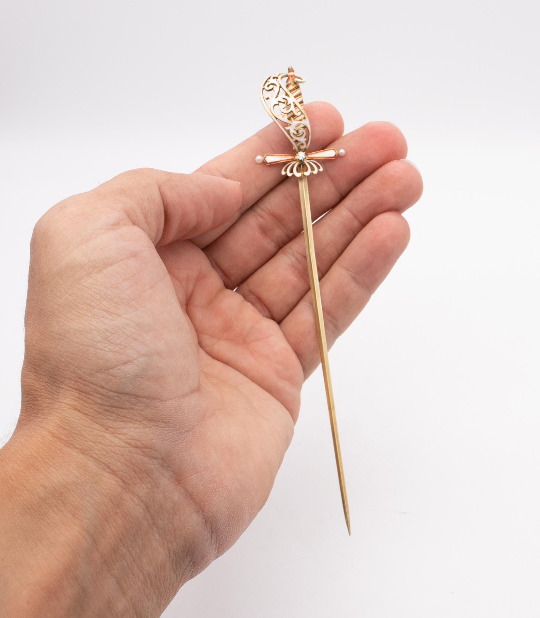 hair sword pin