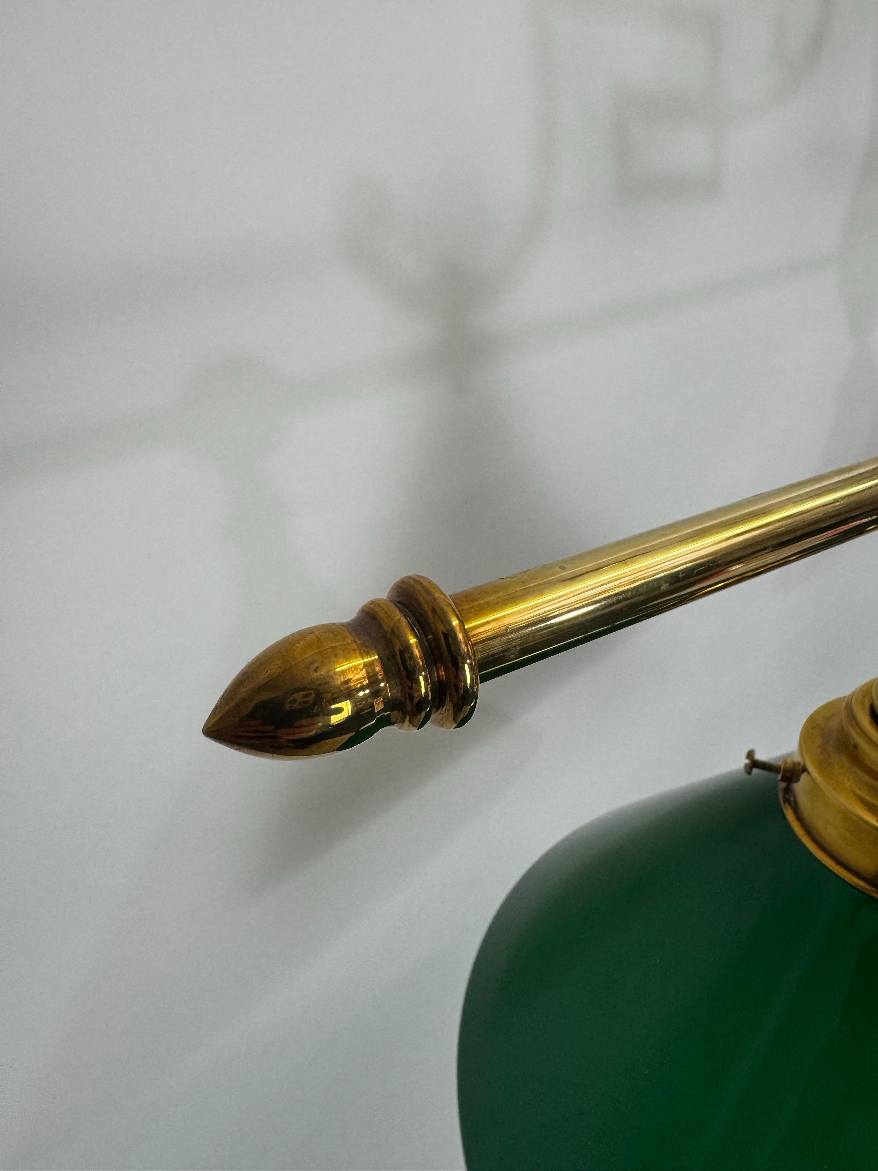 Lustre de bibliothèque autrichien en laiton doré, Vienne, vers 1900 en vente 9