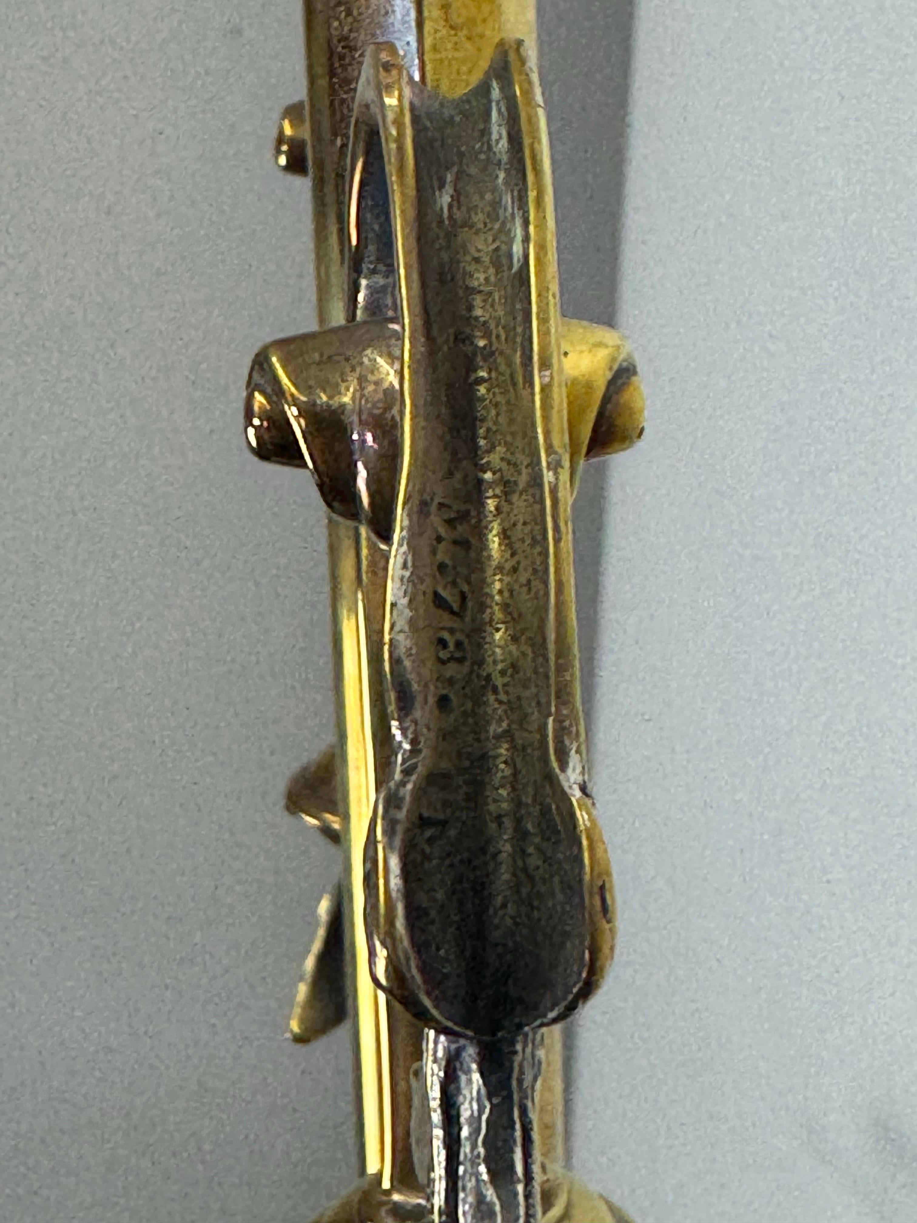 Lustre de bibliothèque autrichien en laiton doré, Vienne, vers 1900 en vente 1