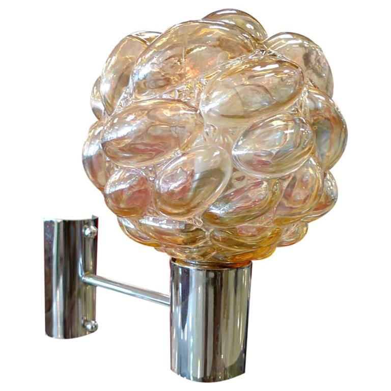 Austrian Glass Bubble Sconce