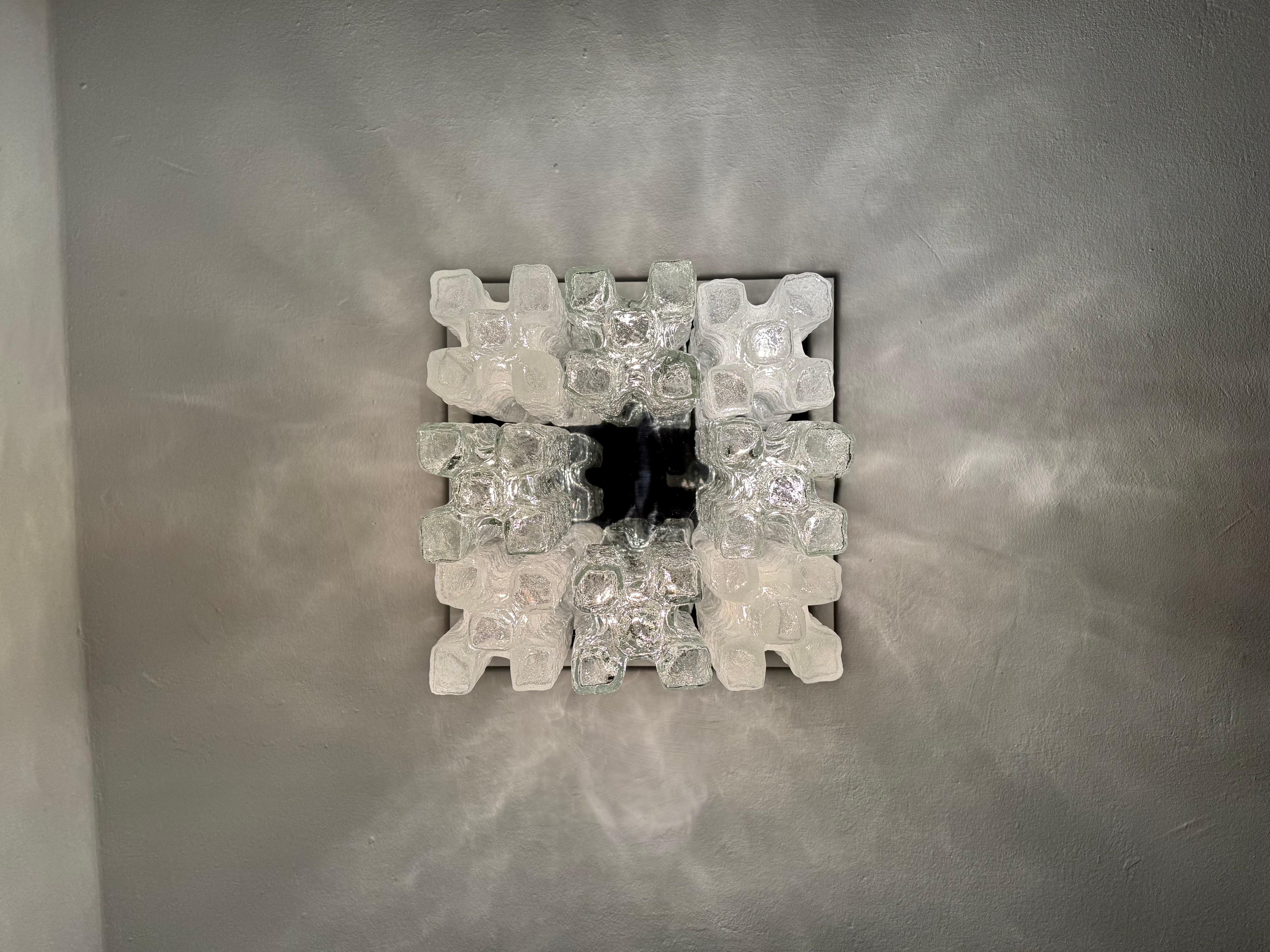 Austrian Granada Flush Light by J.T. Kalmar For Sale 5
