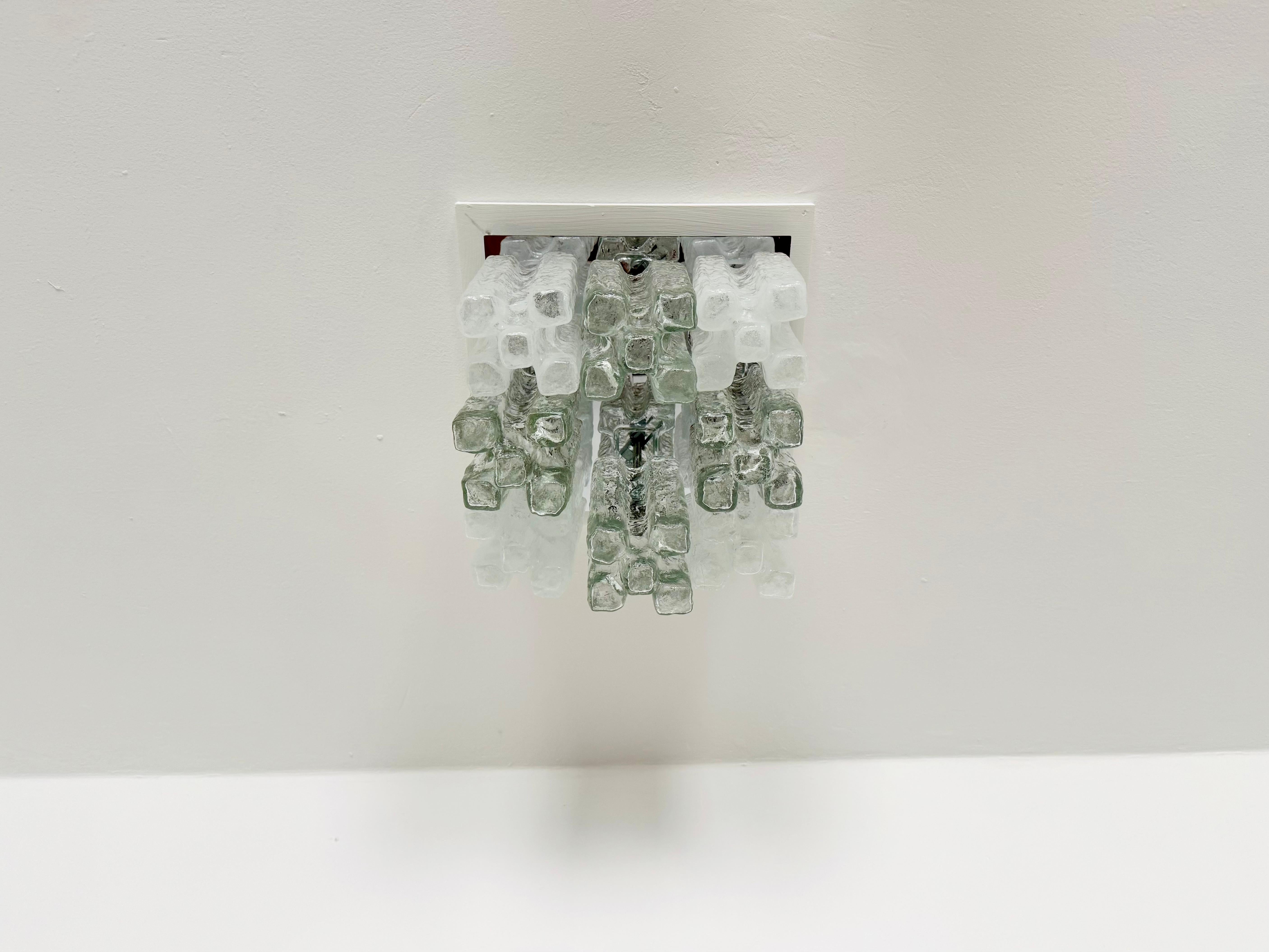 Austrian Granada Flush Light by J.T. Kalmar In Good Condition For Sale In München, DE