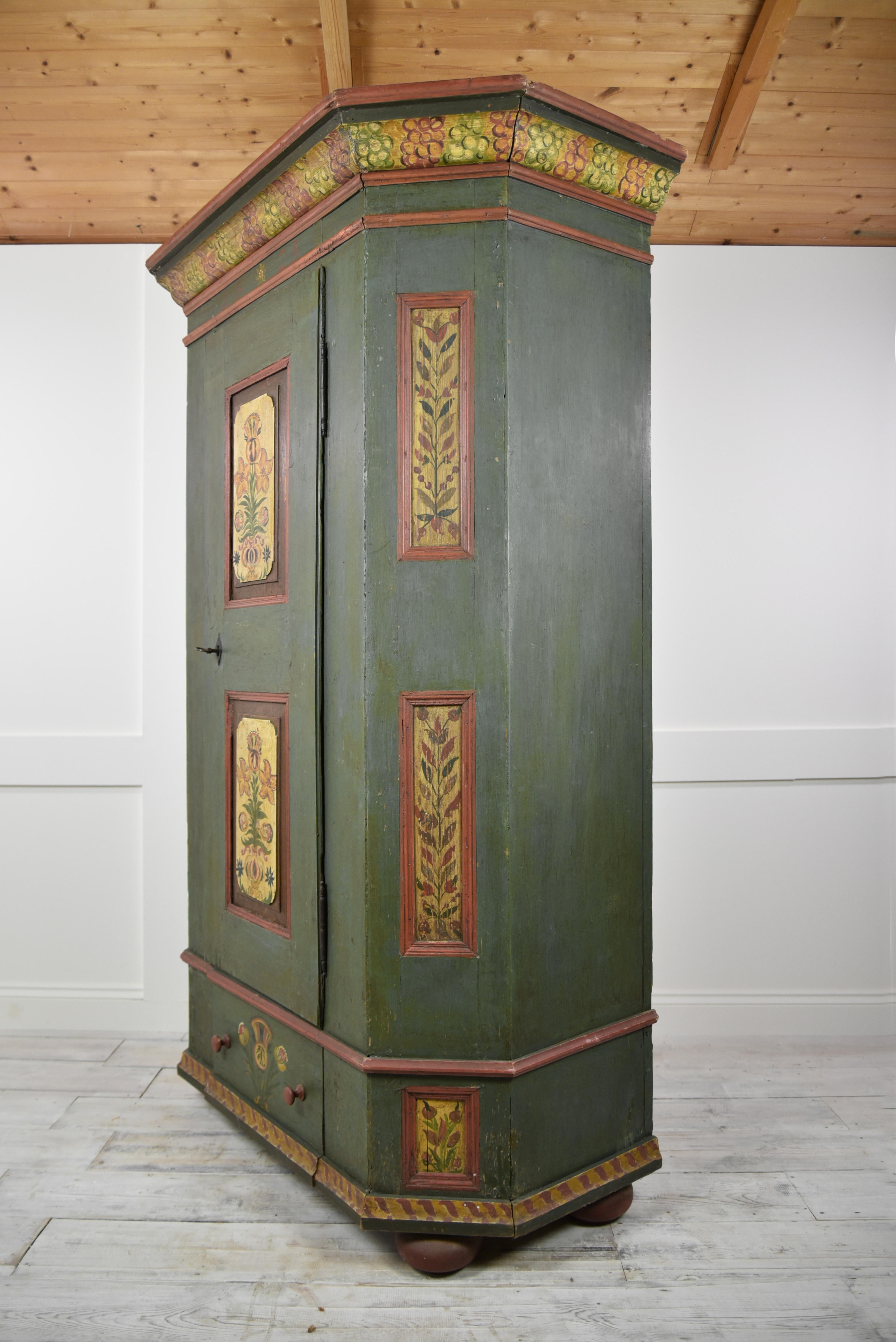 Early 19th Century Austrian Armoire, Dated 1829