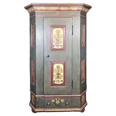 Antique Austrian Armoire, Dated 1829