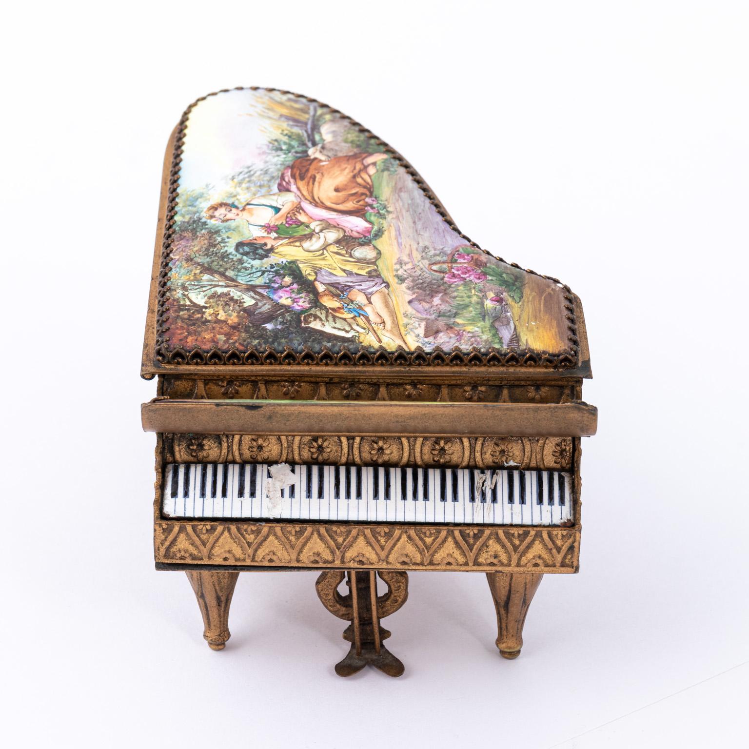 Austrian Hand Painted Music Box 4