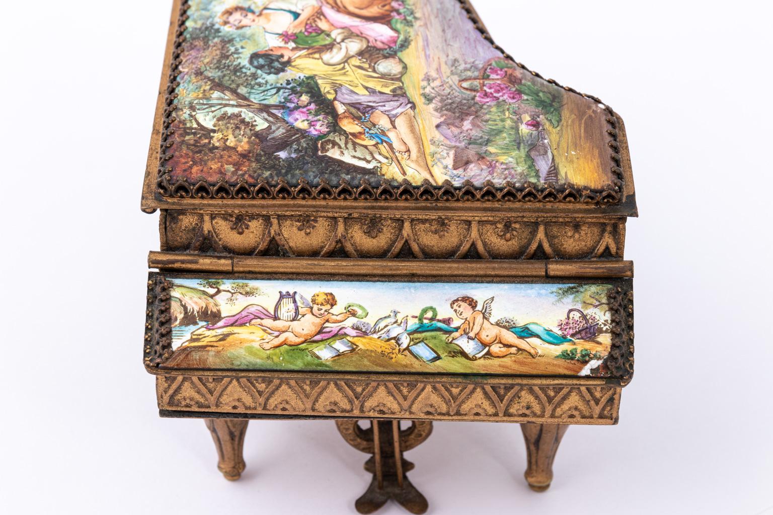 Austrian Hand Painted Music Box 6