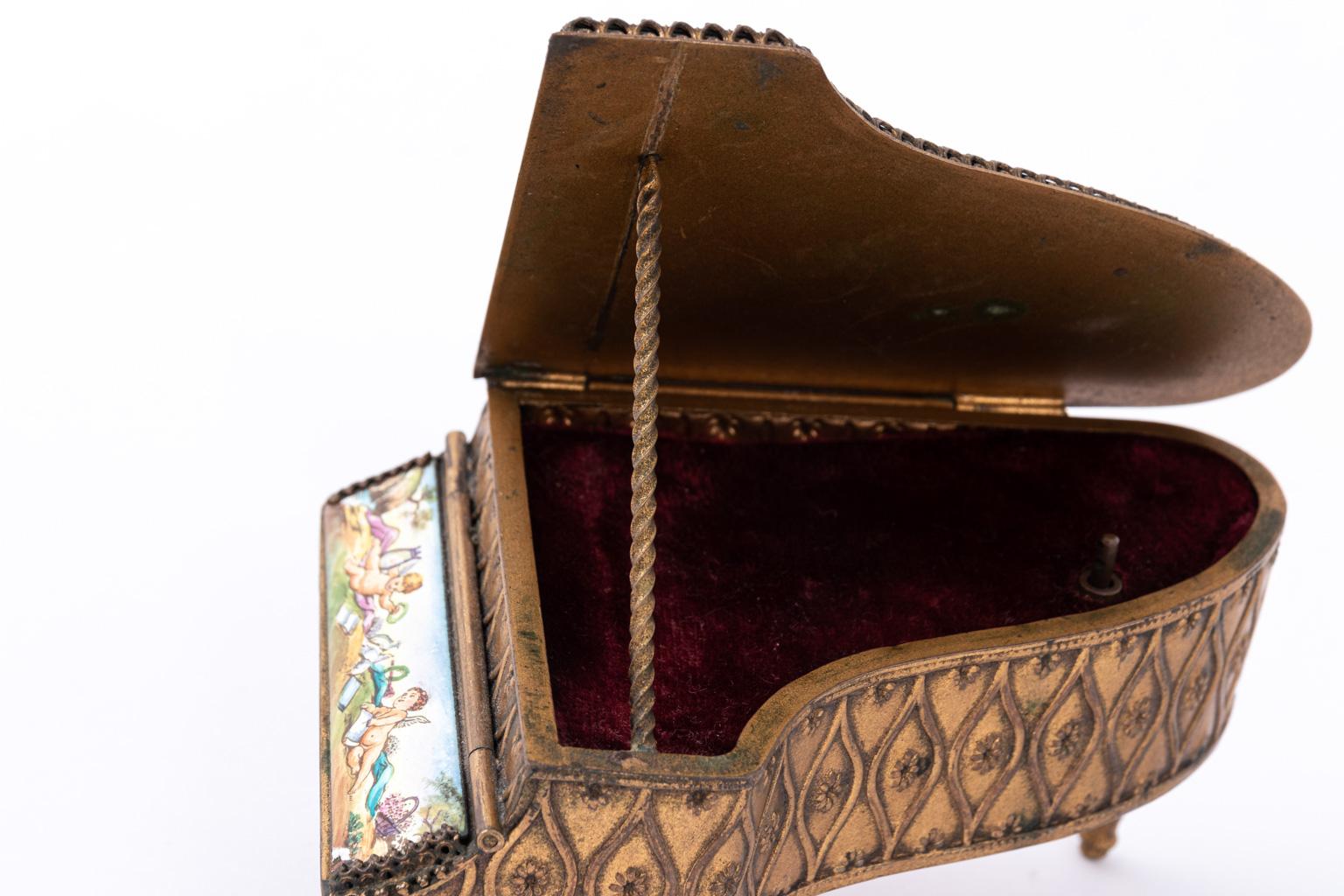 Austrian Hand Painted Music Box 10