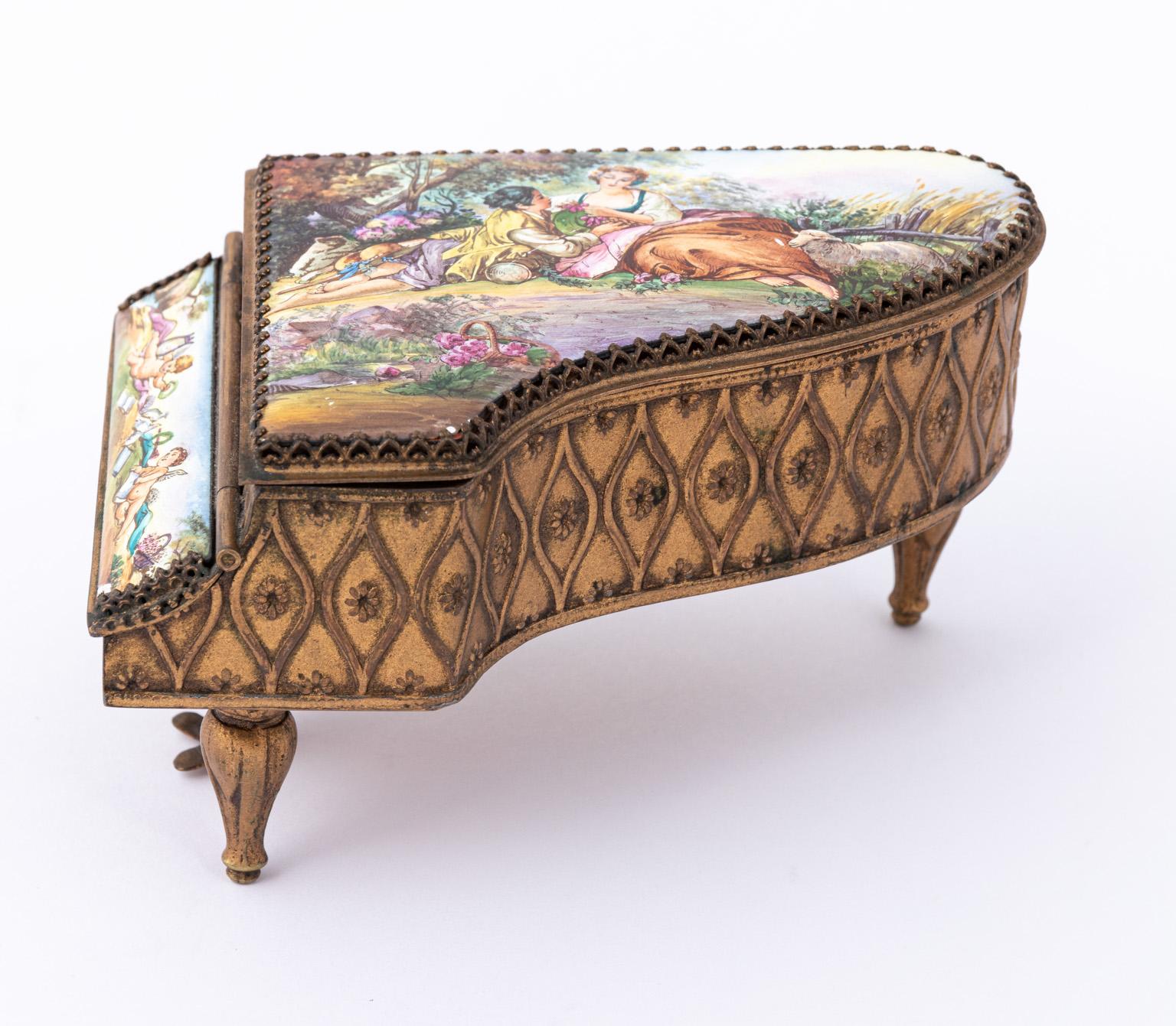 Austrian Hand Painted Music Box 1