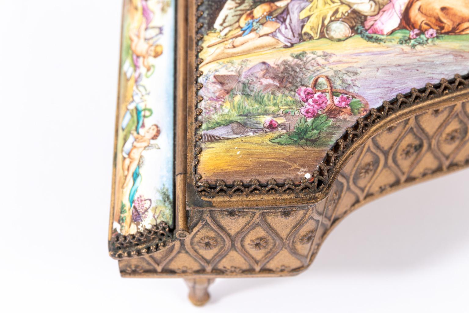 Austrian Hand Painted Music Box 2