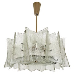 Austrian Ice Glass Chandelier