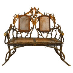 Austrian Inlaid Living Room Set, 19th Century