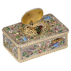 Austrian Jeweled Singing Bird Box