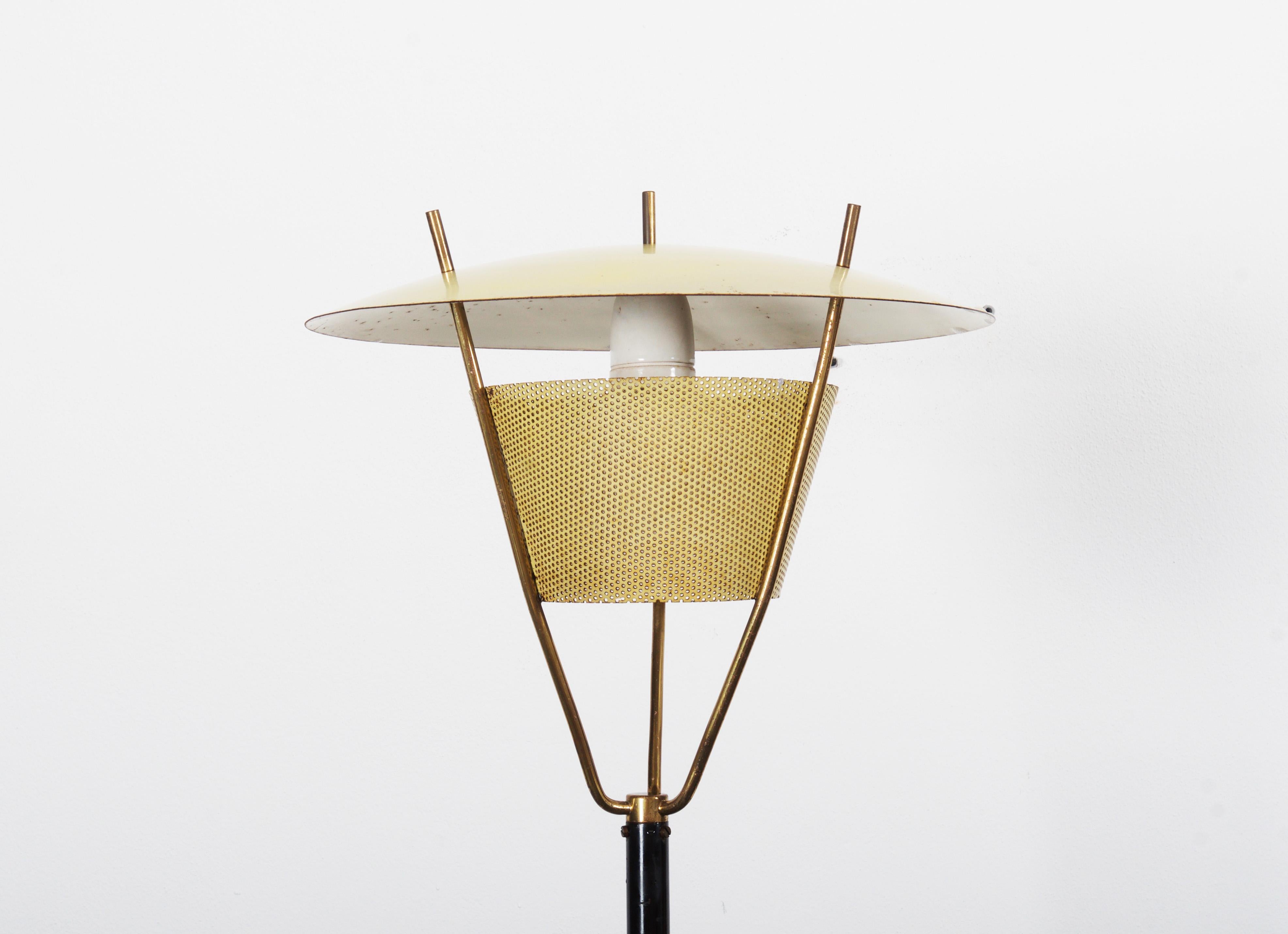 Mid-Century Modern Austrian J.T. Kalmar Floor Lamp For Sale