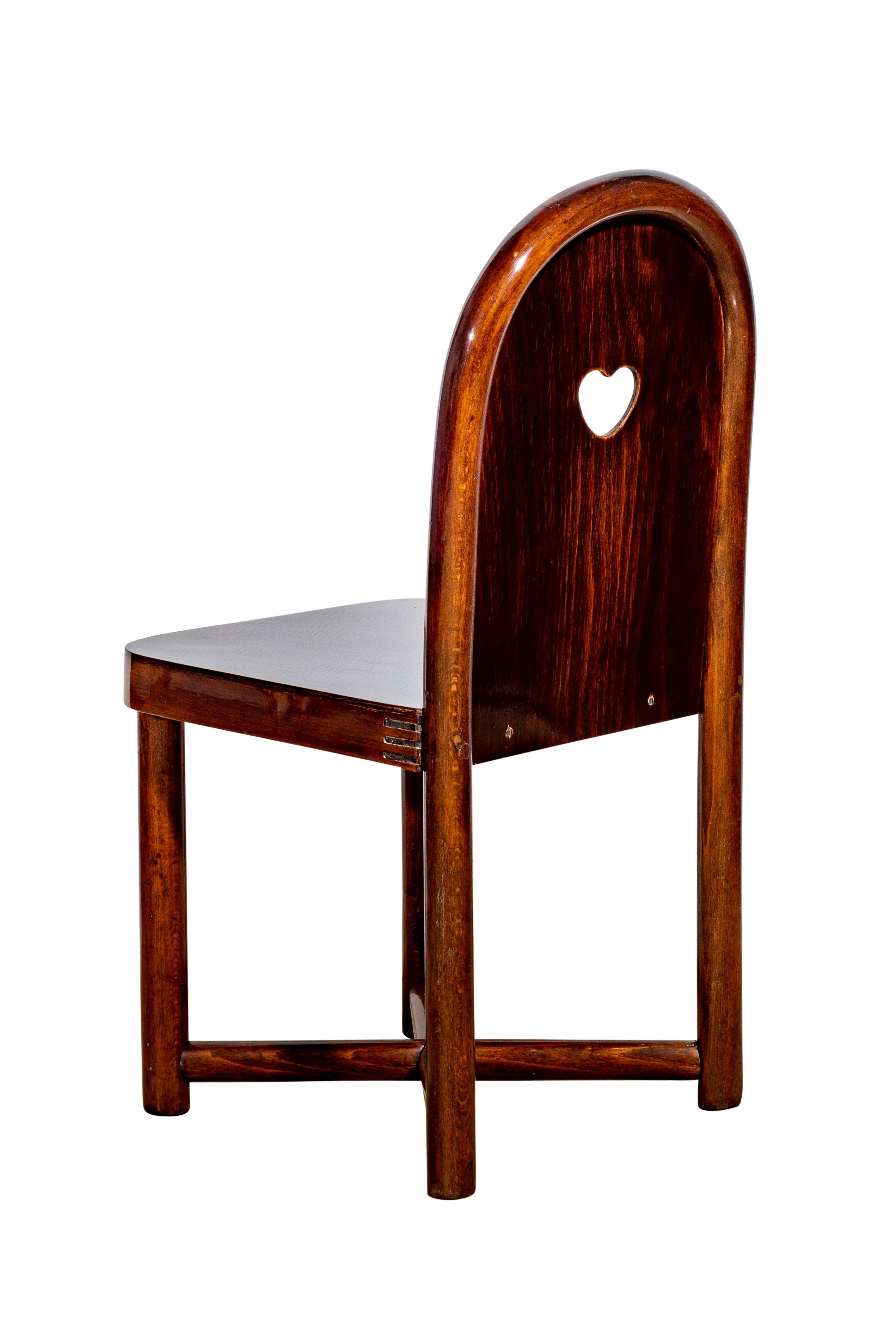 bent beechwood chair