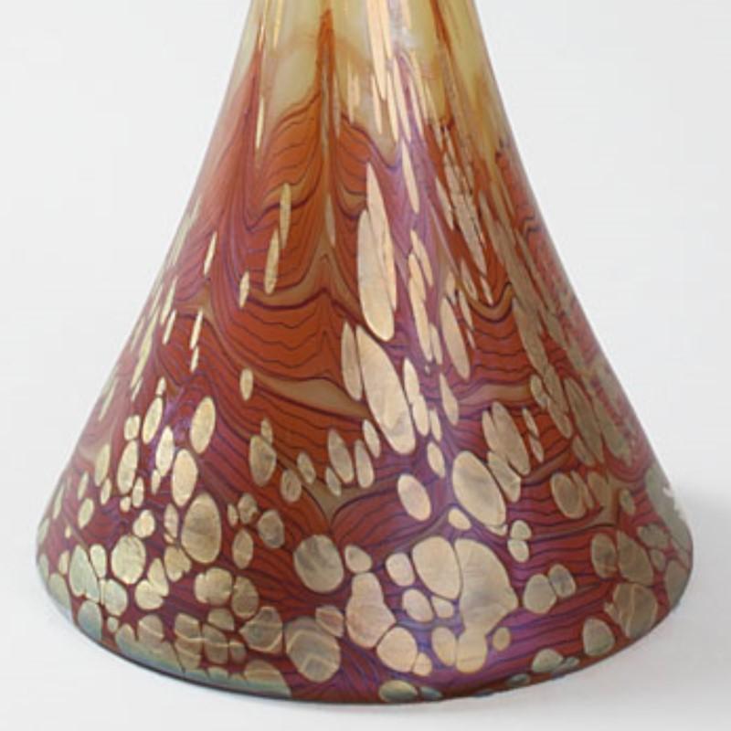Austrian Jugendstil Glass Vase by Loetz In Excellent Condition In New York, NY