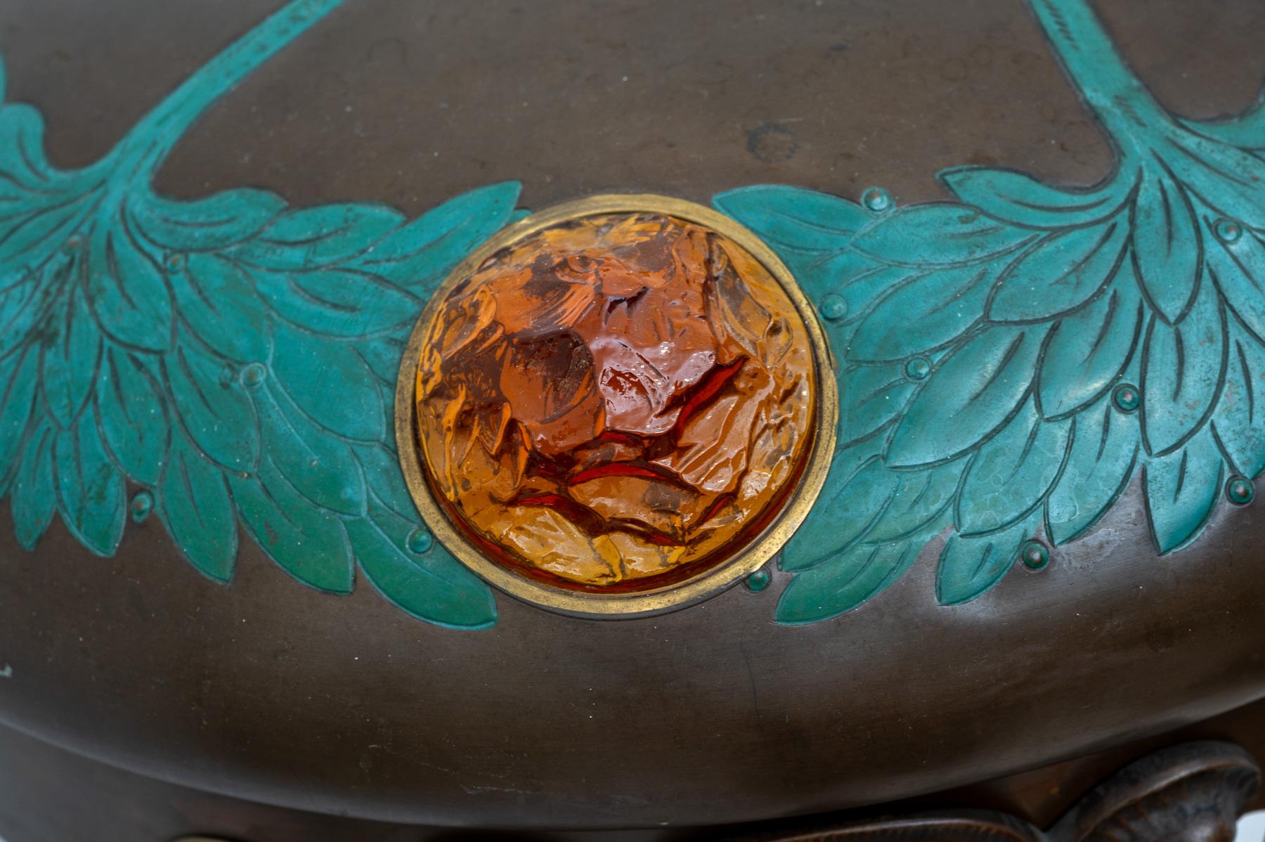 20th Century Austrian Jugendstil Table Lamp by Adolf Josef Pohl ca. 1905