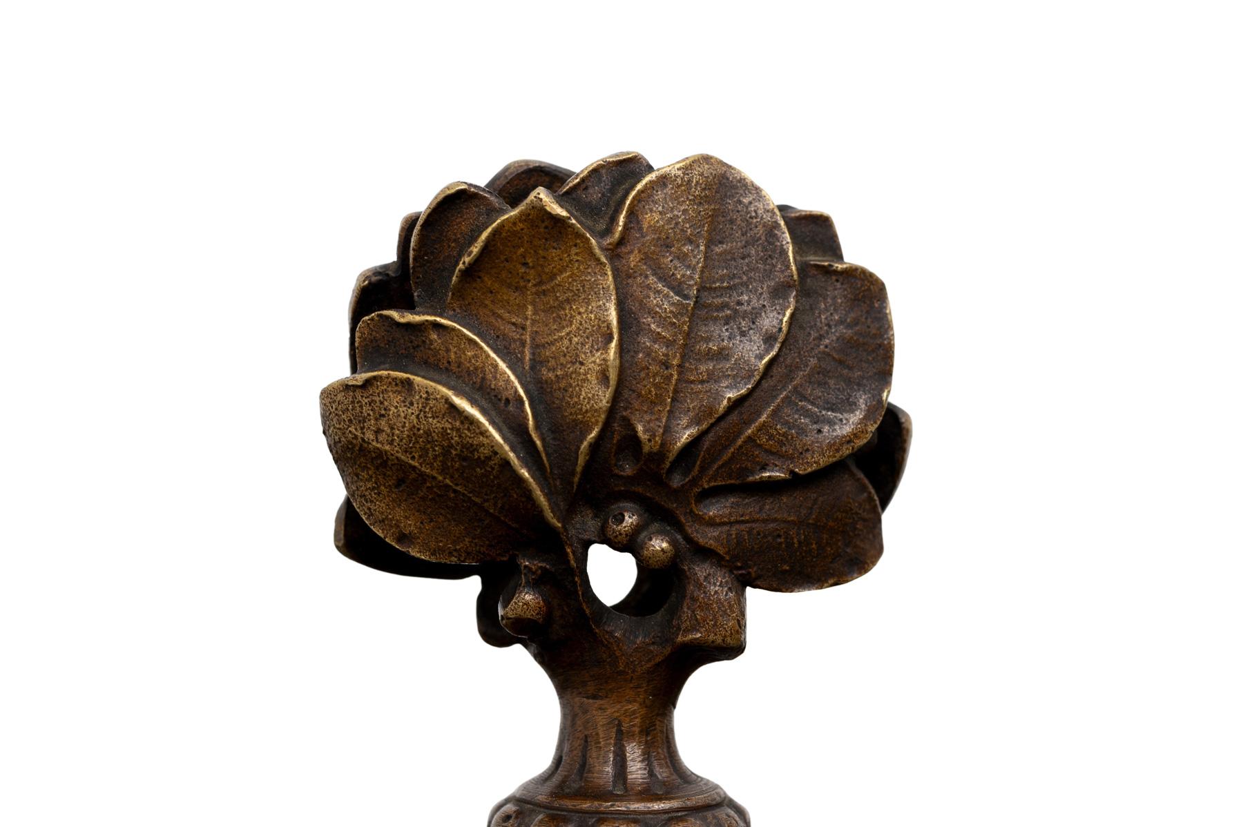 Bronze Austrian Jugendstil Table Lamp by Adolf Josef Pohl ca. 1905