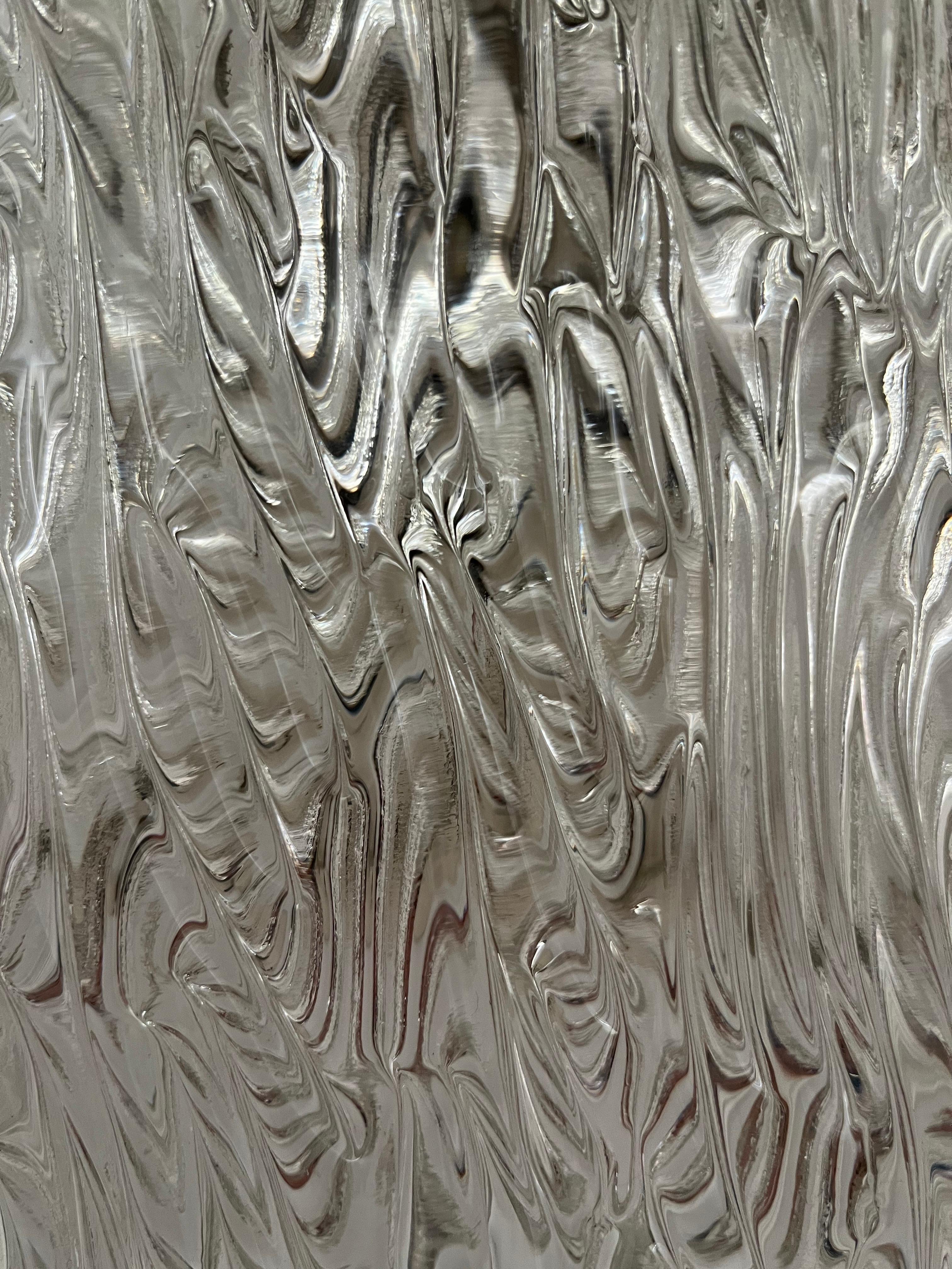 Fin du 20e siècle Grande applique murale florale autrichienne de Murano du milieu du siècle dernier par Kalmar Franken, 1970 en vente