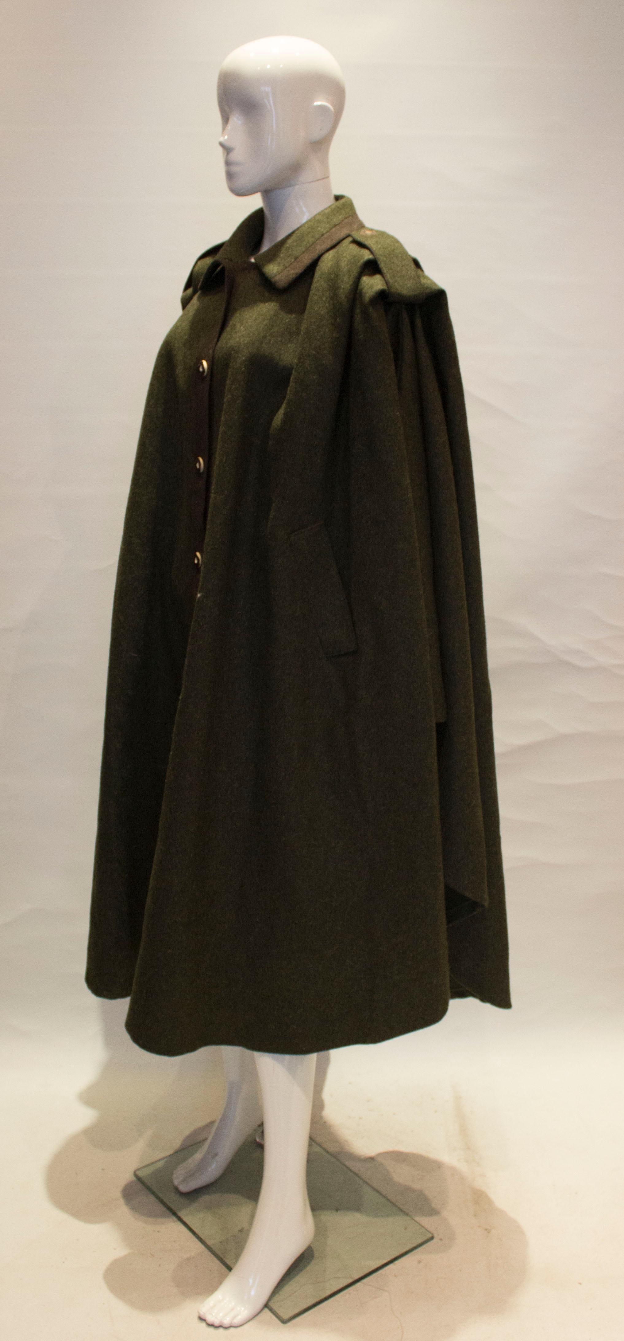 Austrian Loden Cape