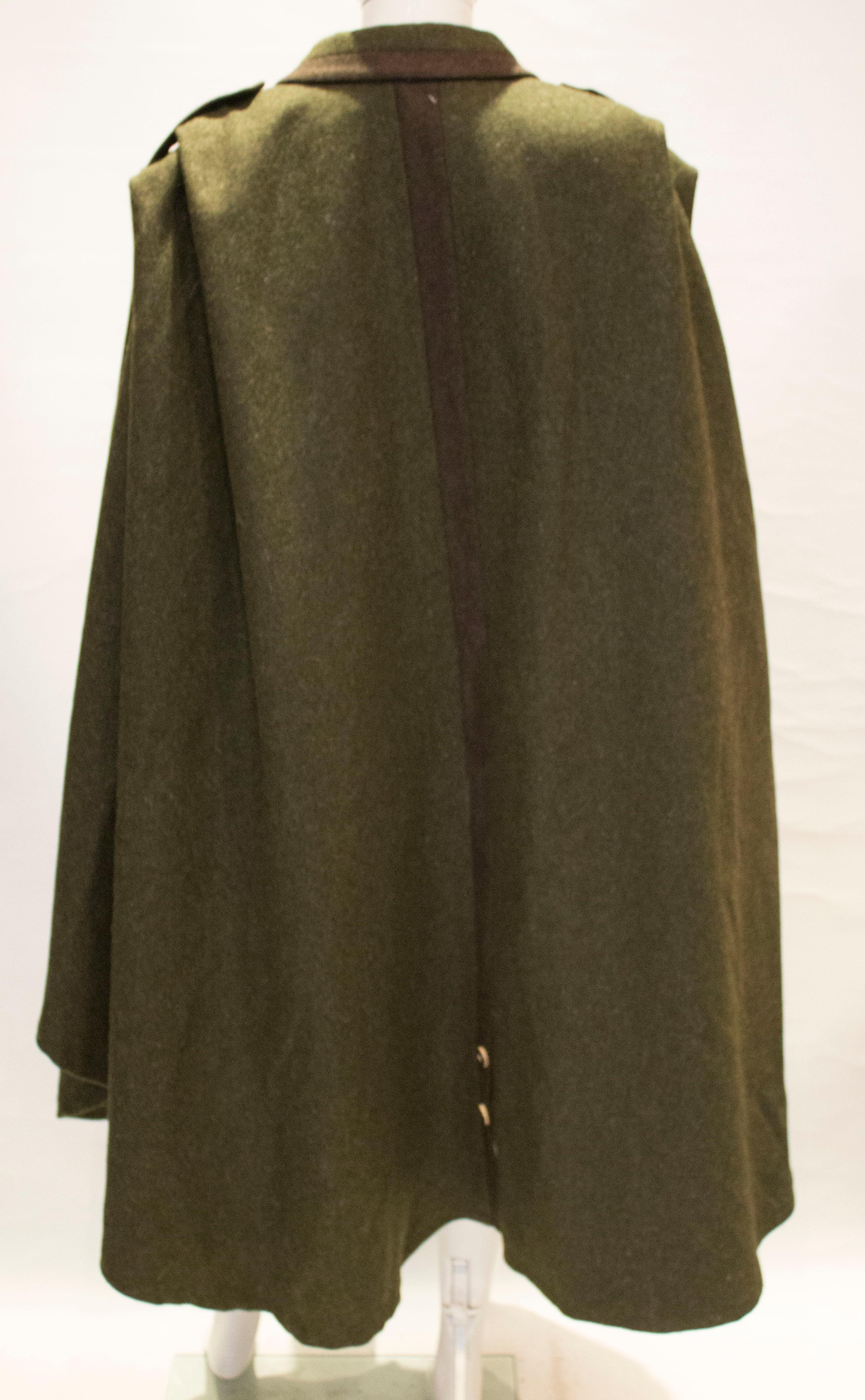 Austrian Loden Cape 1