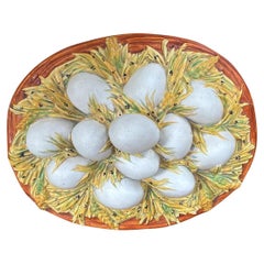 Sopera de mayólica austriaca Circa 1890