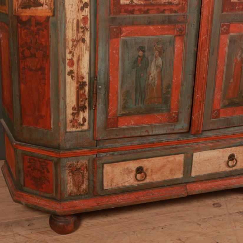Austrian Marriage Armoire 4