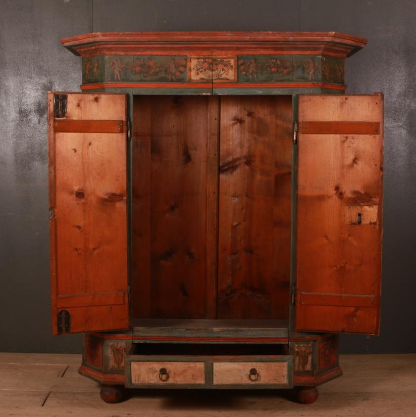 Austrian Marriage Armoire 5