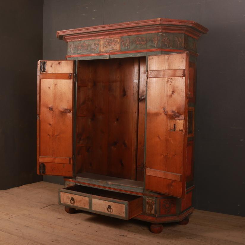 Austrian Marriage Armoire 6