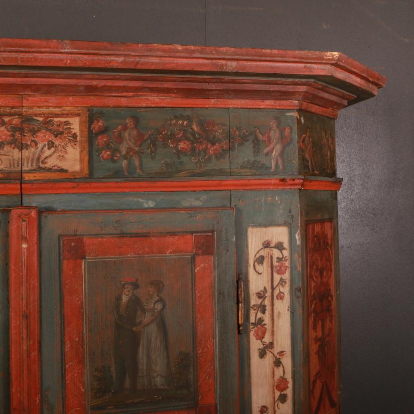 Baroque Austrian Marriage Armoire