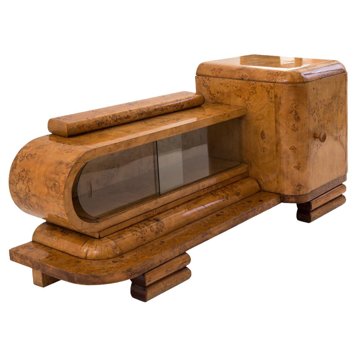 Austrian Mastercraft Lowboy Art Deco 1930 / Original, Restored For Sale