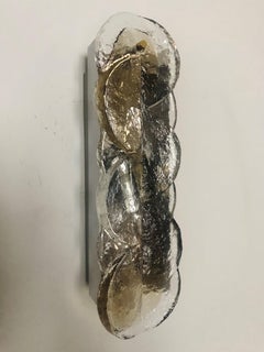 Österreichischer Wandleuchter "Citrus" aus Murano-Glas von Kalmar, 1970er Jahre, Mitte des Jahrhunderts