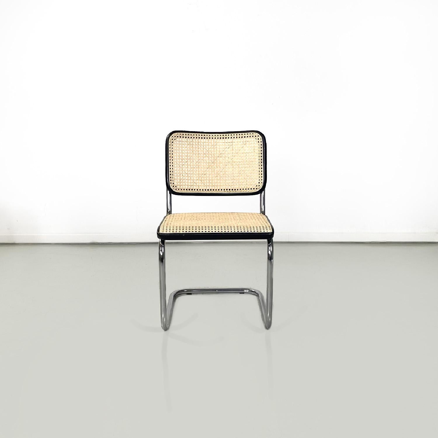 Austrian mid-century modern Chairs Cesca by Marcel Breuer for Thonet, 1960s In Good Condition In MIlano, IT