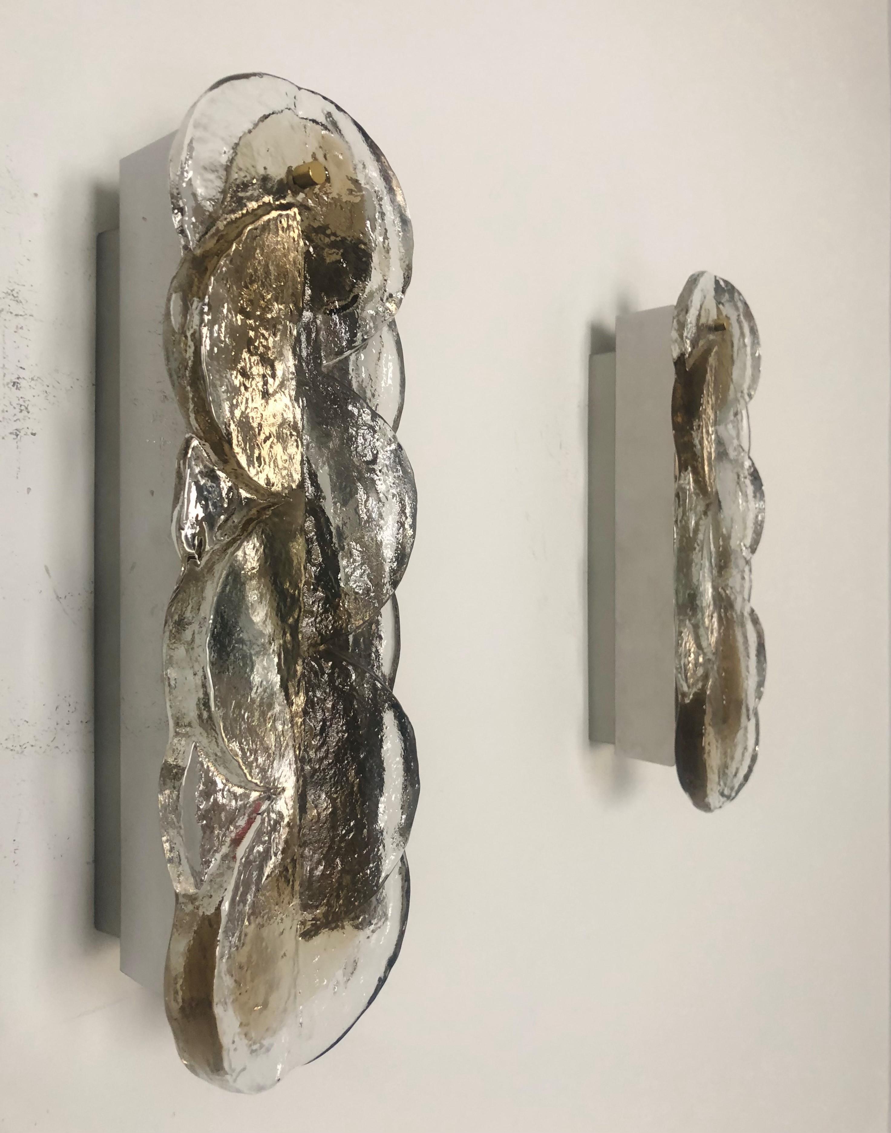 Metallo Austrian Mid-Century Pair of 