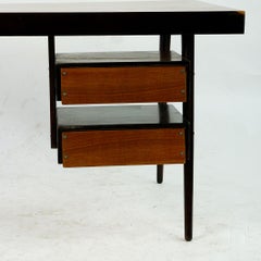 Austrian Midcentury Teak Floating Desk