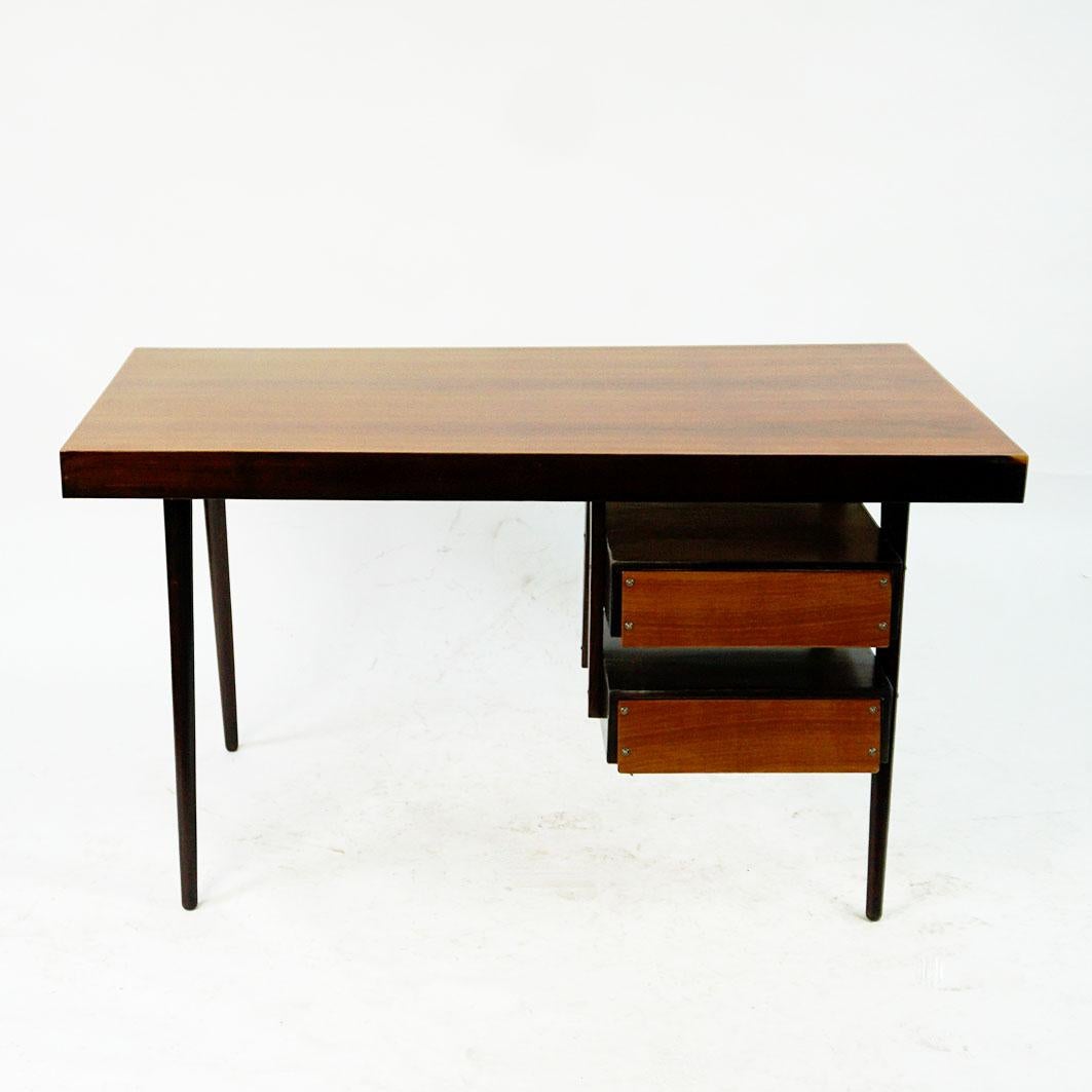 Mid-Century Modern Austrian Midcentury Teak Floating Desk