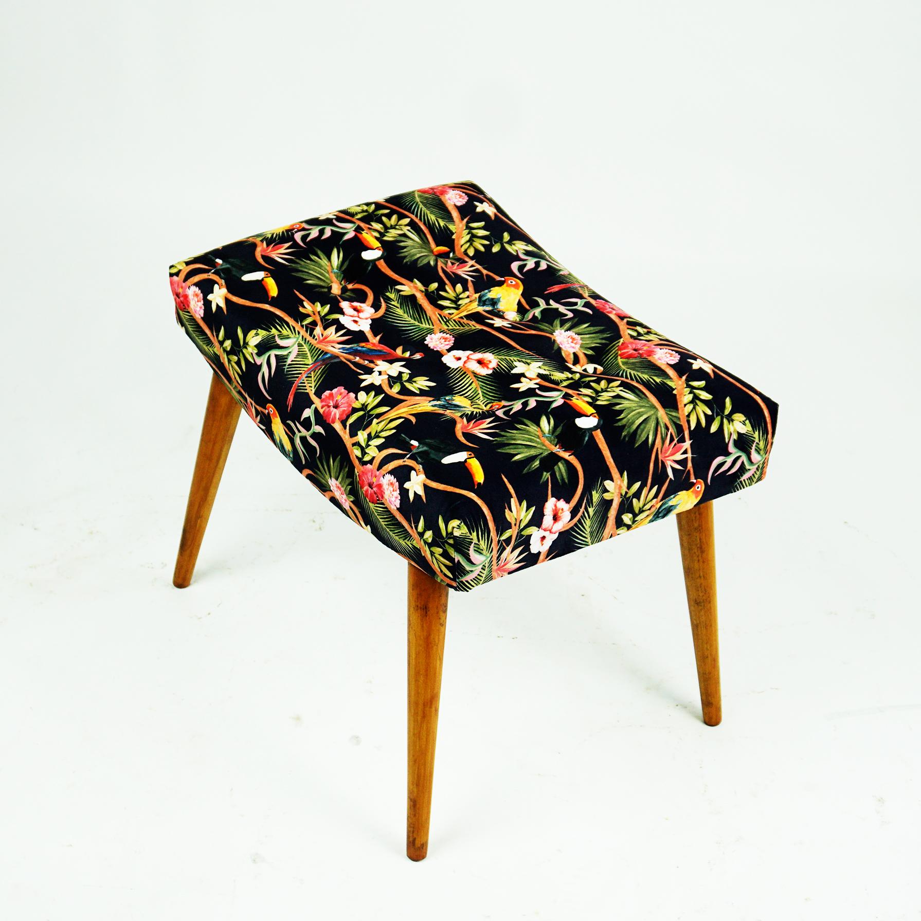 multicolored stool