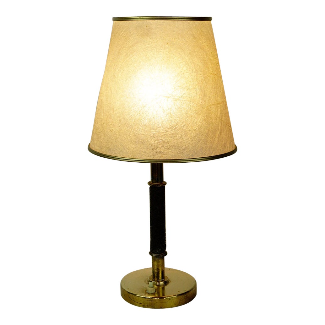Austrian Midcentury Brass Table Lamp attr. to Josef Frank For Sale