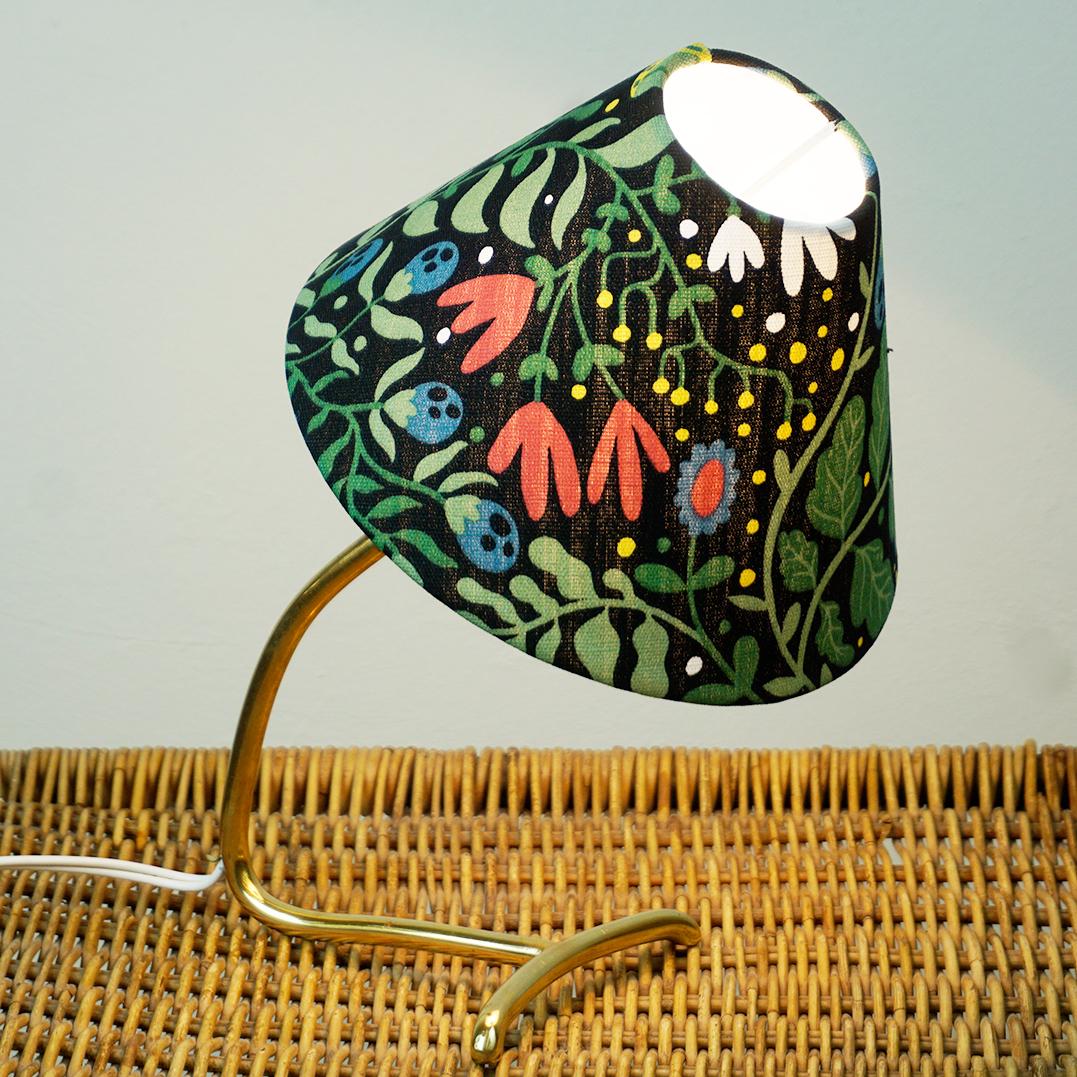 Austrian Midcentury Brass Table Lamp Mod. Rebhuhn by J. T. Kalmar en venta 2