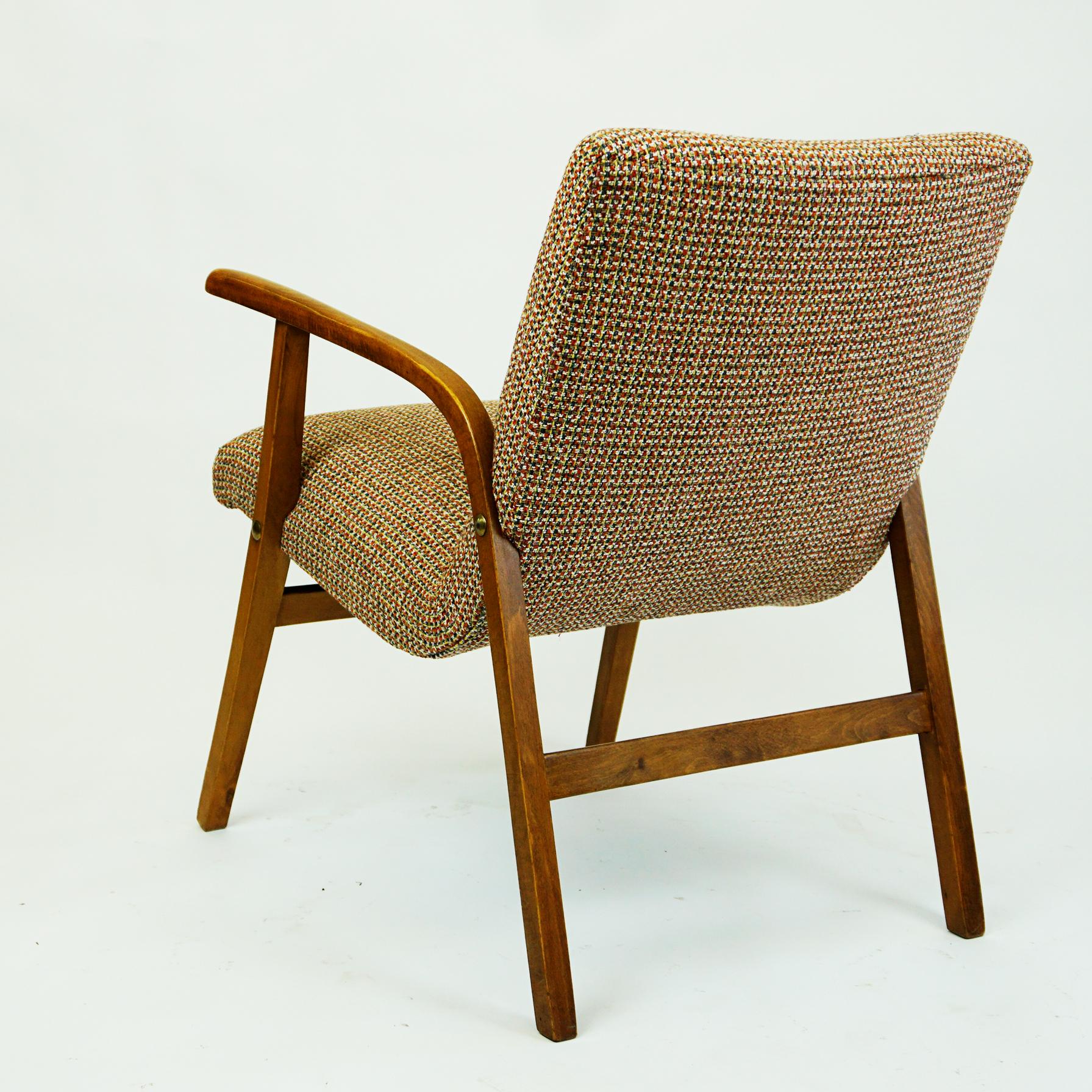 Austrian Midcentury Café Ritter Beechwood Armchair by Roland Rainer In Good Condition In Vienna, AT