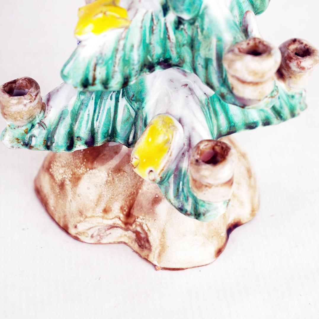 Austrian Midcentury Ceramic Christmas Tree by Anzengruber Keramik 2