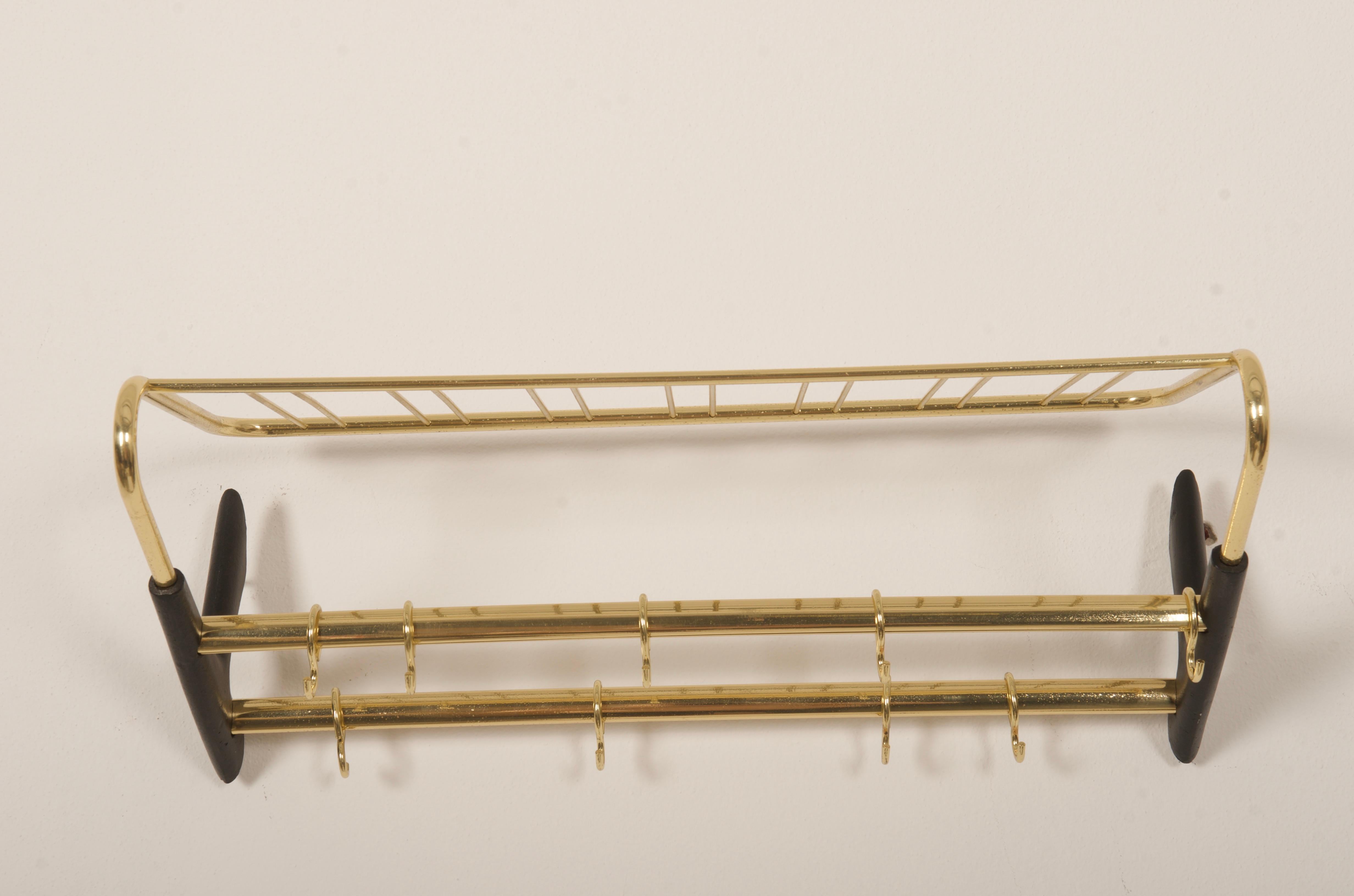 Austrian Midcentury Coat Rack In Good Condition For Sale In Vienna, AT