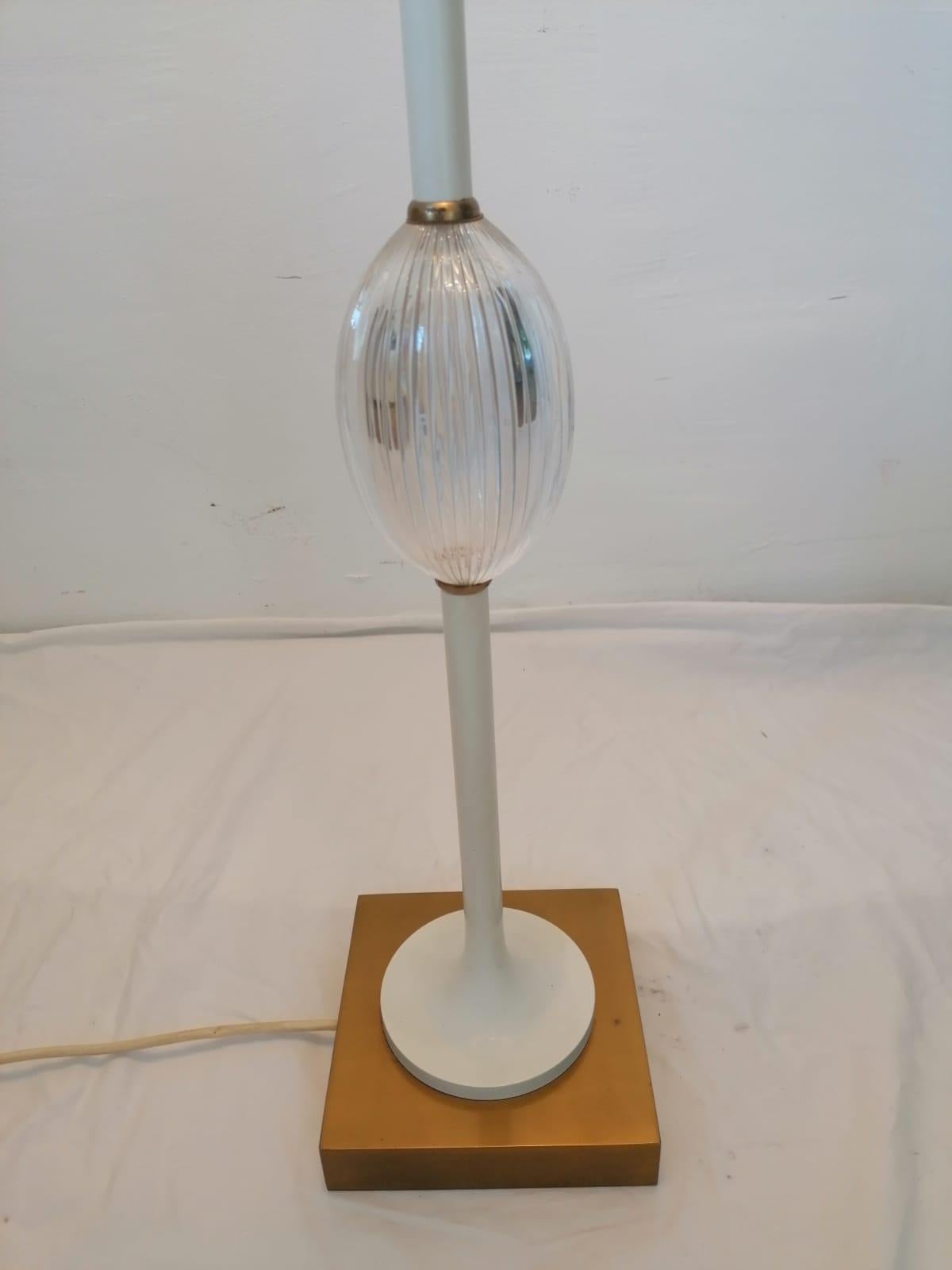 Brass Austrian Midcentury Floor Lamp For Sale
