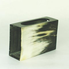 Caja de cerillas austriaca de cuerno de mediados de siglo, Carl Auböck