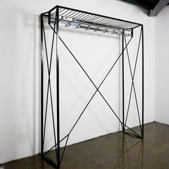 Austrian Midcentury Iron Clothrack from the Vienna City Hall by Roland Rainer