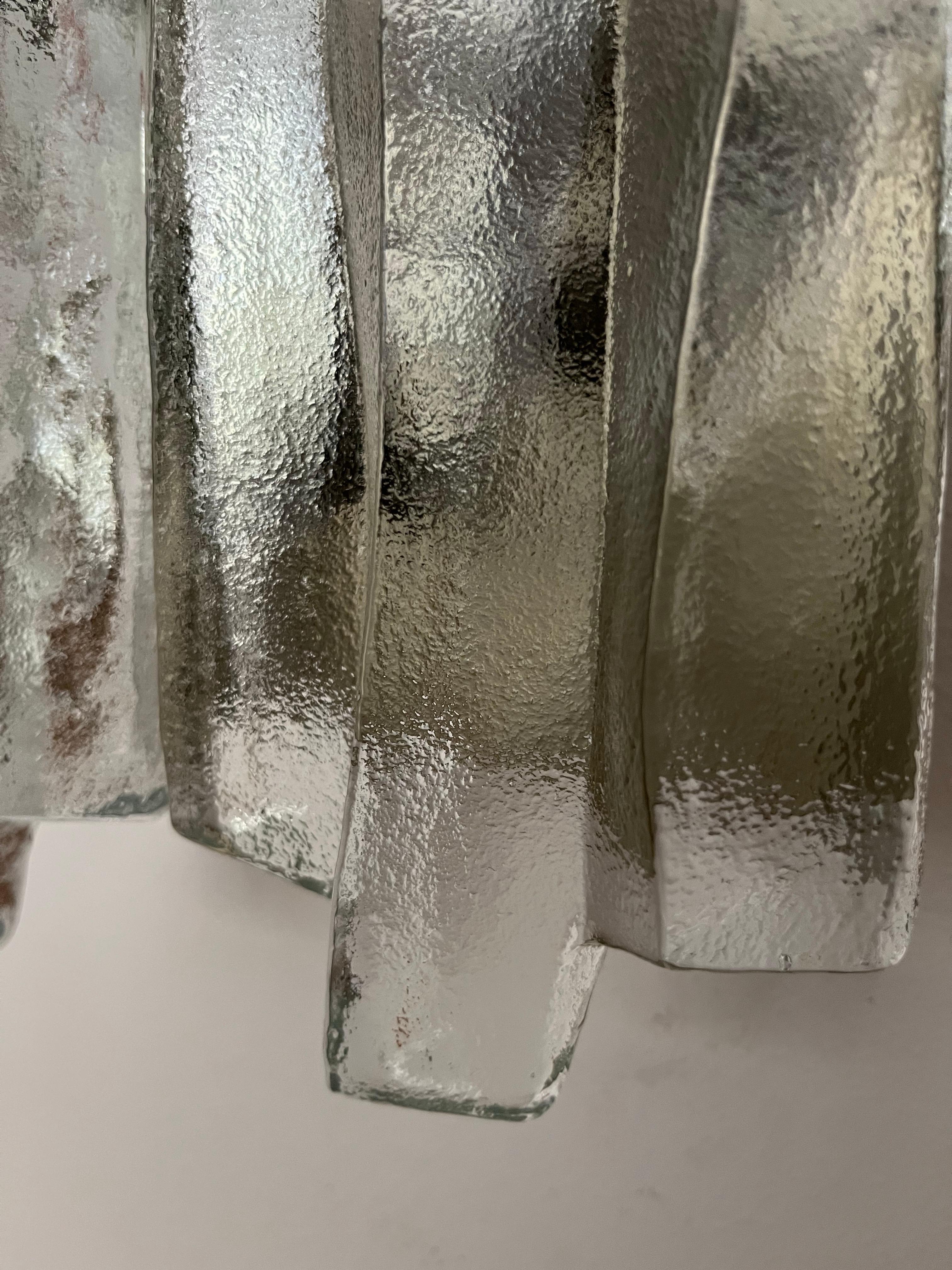 Österreichische Wandleuchter aus Murano-Glas 
