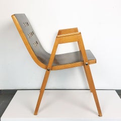 Österreichischer Midcentury Roland Rainer Stapelsessel aus Buche