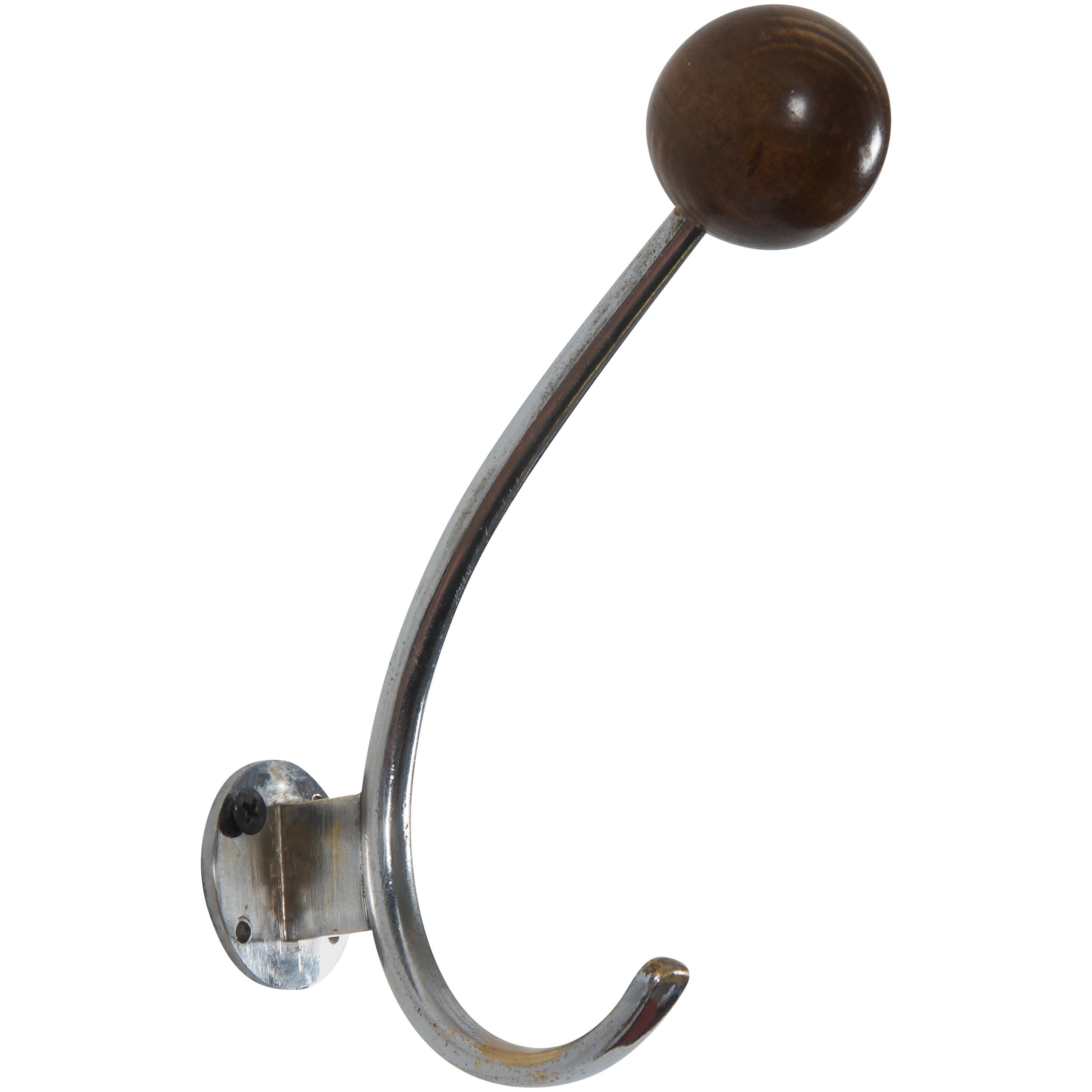 Austrian Midcentury Wall Hooks Attributed to Hagenauer For Sale