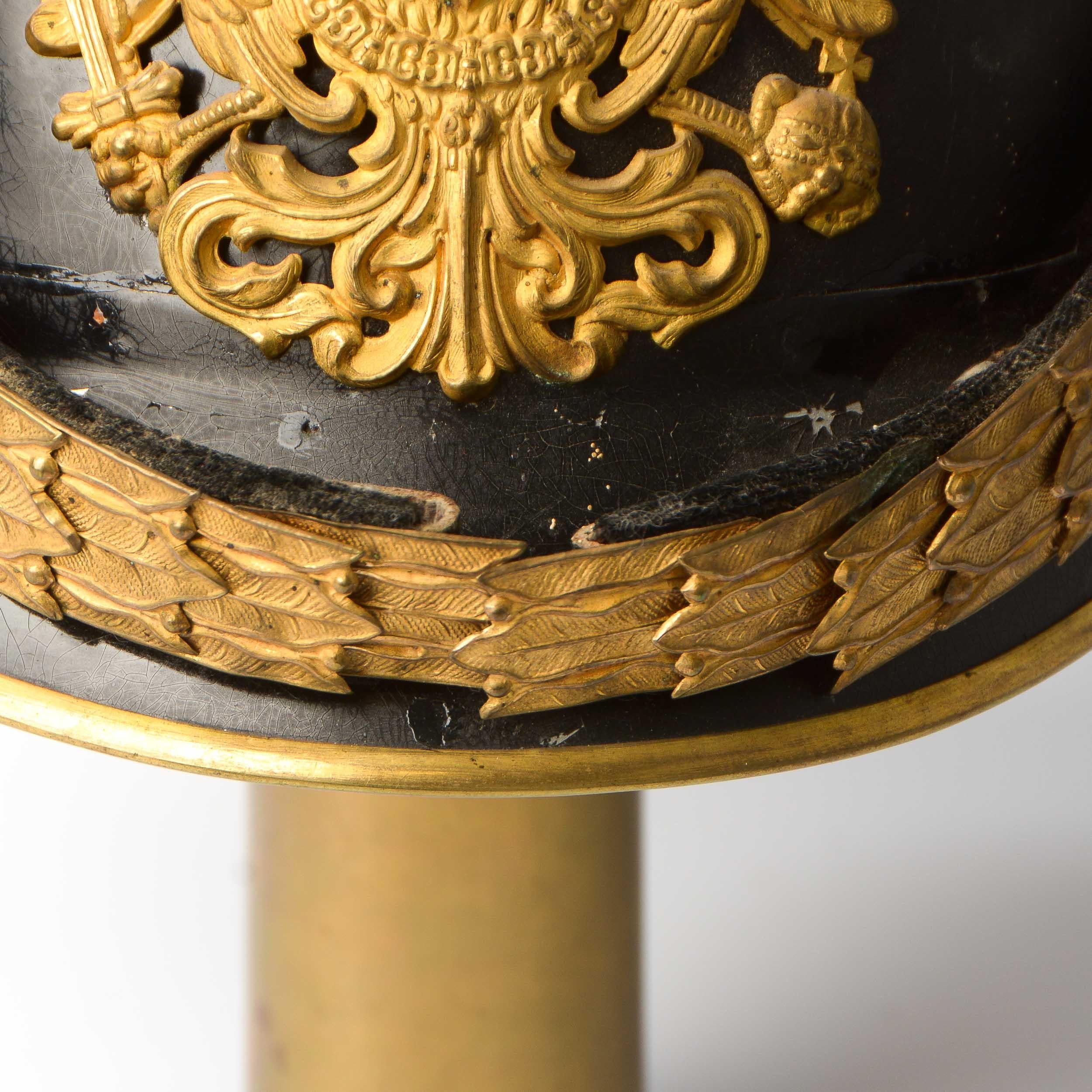Austrian Model 1905 Dragoon Officers' Helmet In Good Condition In Vlimmeren, BE